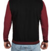 Black and Maroon Varsity Jacket