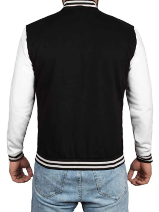 Black and White Varsity Jacket