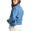 Denim back jacket