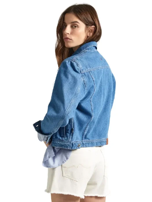 Denim back jacket