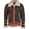 Men’s Aviator Bomber Shearling Jacket