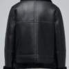 Men Black Back Leather Jacket