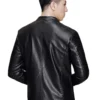 Men’s Black Cafe Leather Jacket