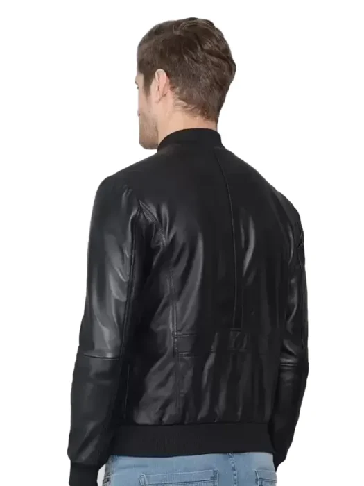 Mens Black Leather Jacket