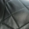 Men Black Racer Leather Jacket Shoulder