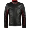 Mens Retro Black Leather Jacket