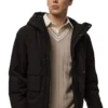 Men`s Short Black Puffer Jacket