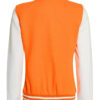 Orange & White Varsity Jacket