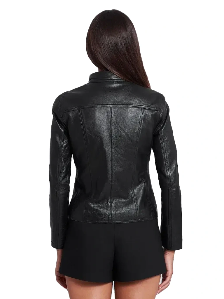 Womens Cafe Racer Leather Jacket