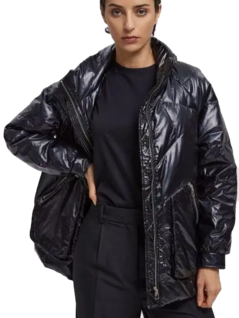 Women’s Modern High Collar Puffer Jacket