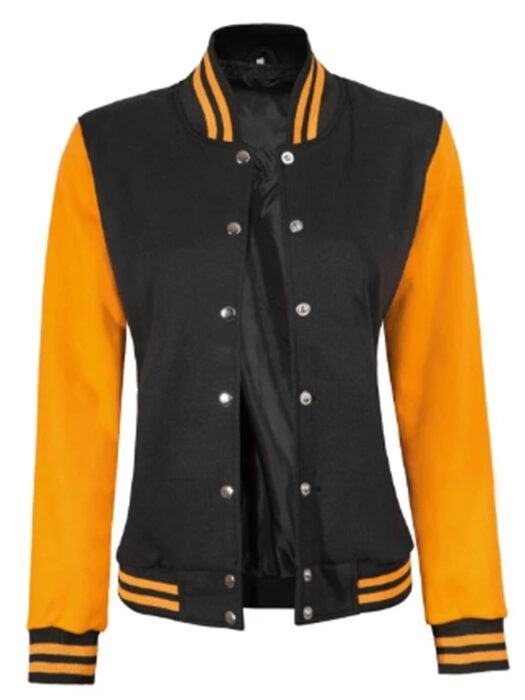Womens Yellow and Black Jacket