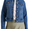 denim girl front jacket