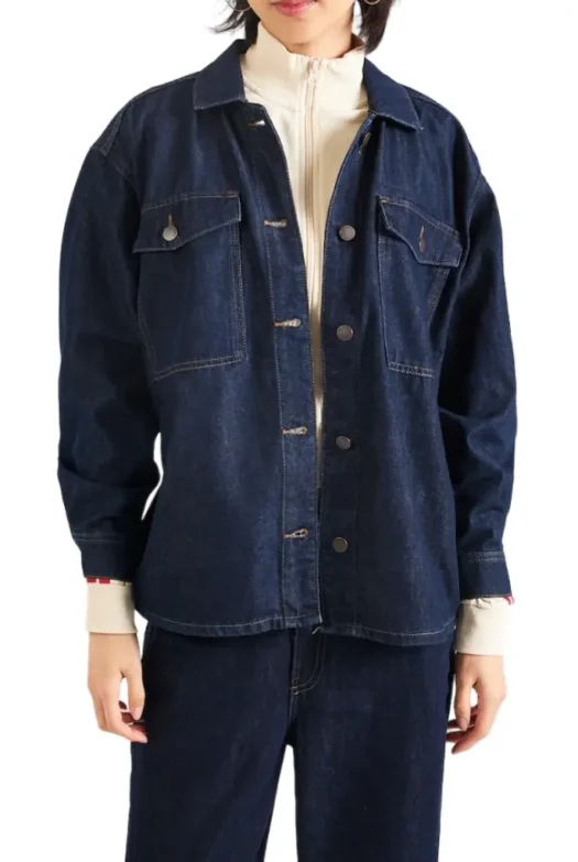 women denim front jacket