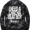 Beat Boy Cha Cha Black Bomber Jacket