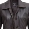 Brown Leather Coat