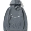 Casual Grey Streetwear Hoodie