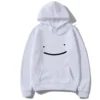 Casual Streetwear White Hoodie