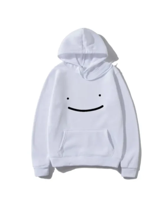 Casual Streetwear White Hoodie