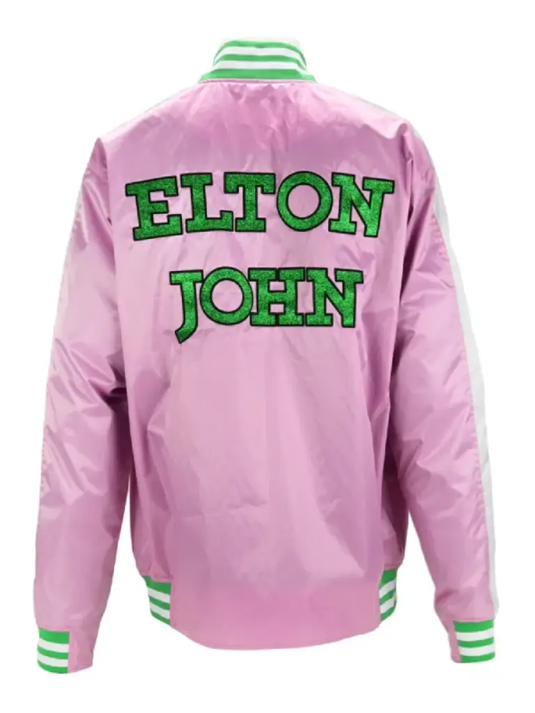 Goodbye Yellow Brick Road Elton John Pink Satin Jacket