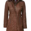 Jean Shearling Tan Women's Coat