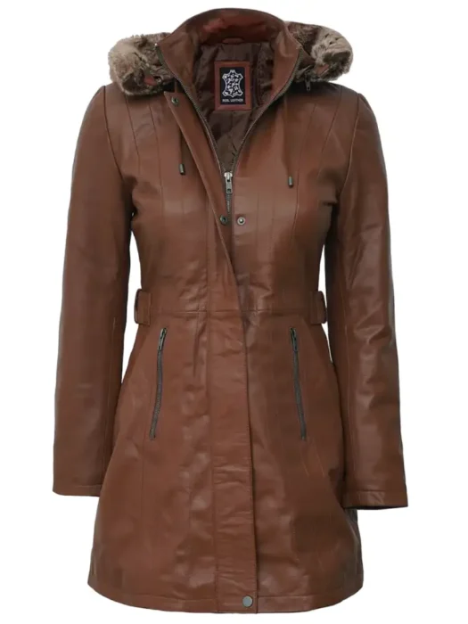 Jean Shearling Tan Women's Coat