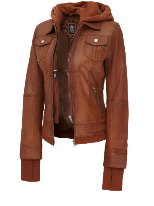 Leather Bomber Jacket