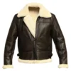 Mens B3 Bomber Aviator Sheepskin Jacket