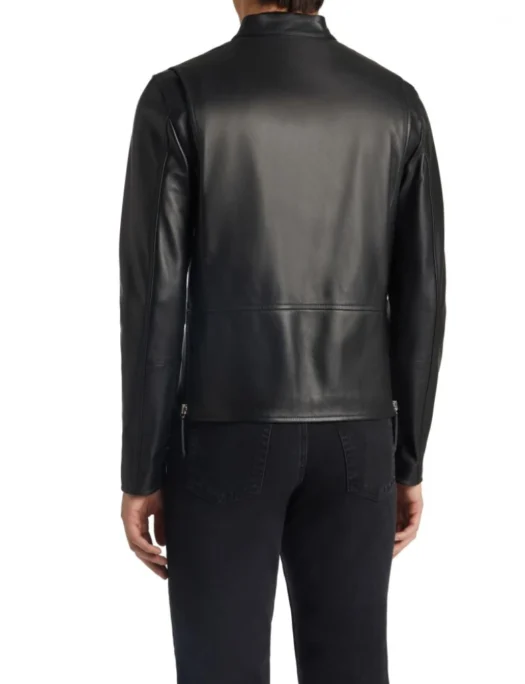 Mens Biker Jacket Black Leather Legacy II