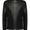 Mens Legacy II Black Leather Biker Jacket