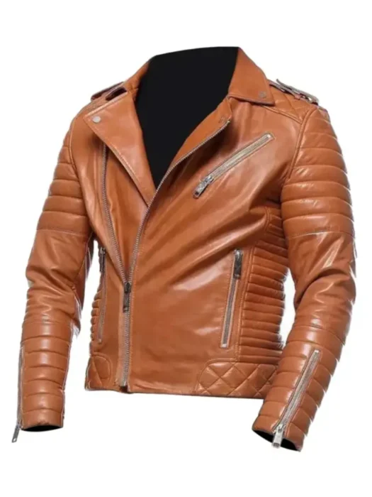 Mens Motorcycle Leather Jacket