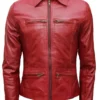 Once Upon A Time Jacket - Emma Swan Red Leather Jacket