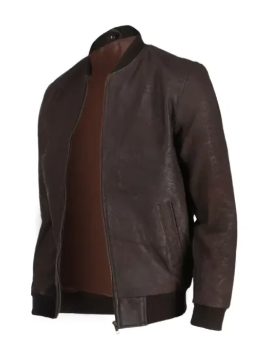 Real Bomber Leather Jacket