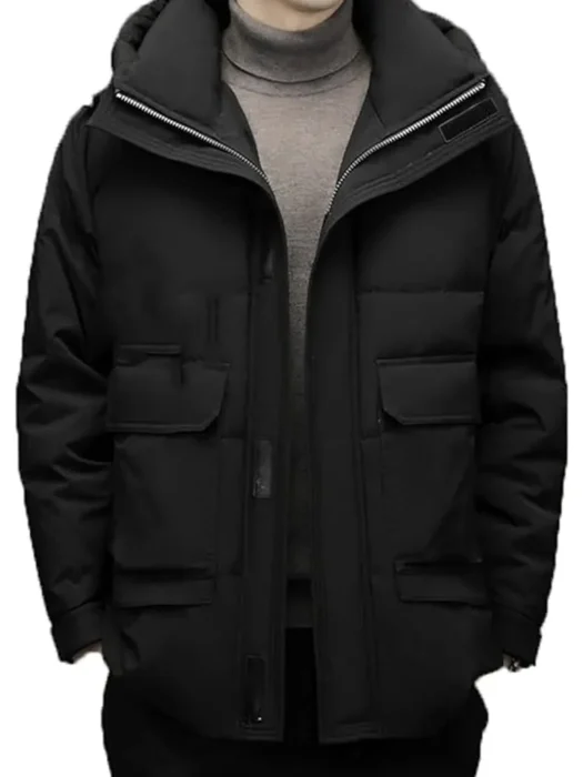 Winter Warm Down Jacket Men Hooded