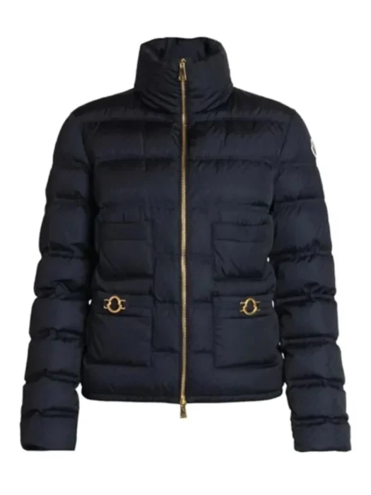 Womens Navy Blue Down Jacket