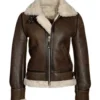 Women’s Shearling Brown Jacket