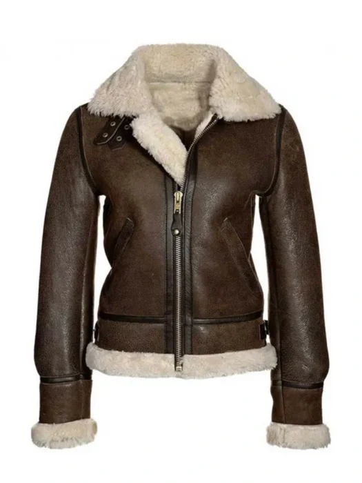 Women’s Shearling Brown Jacket