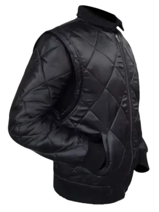 black Ryan Gosling Scorpion Drive Jacket