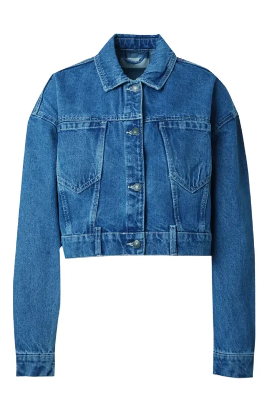 denim blue jacket front