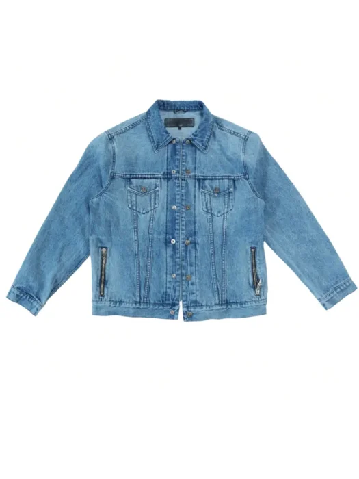 light blue denim jacket