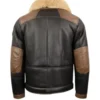 men brown back jacket