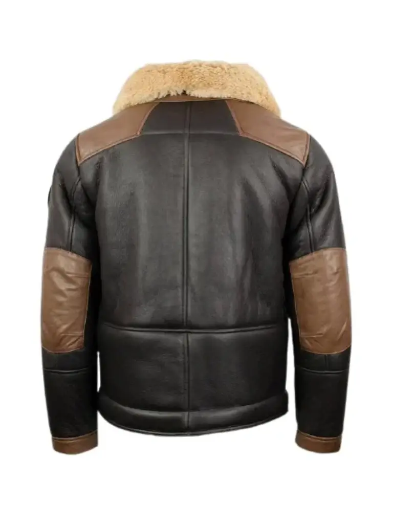 men brown back jacket