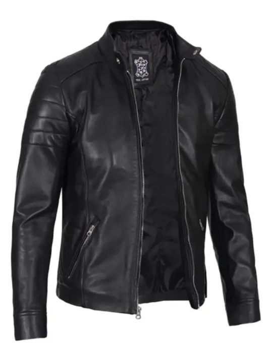 mens cafe racer leather jacket