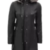 women black coat