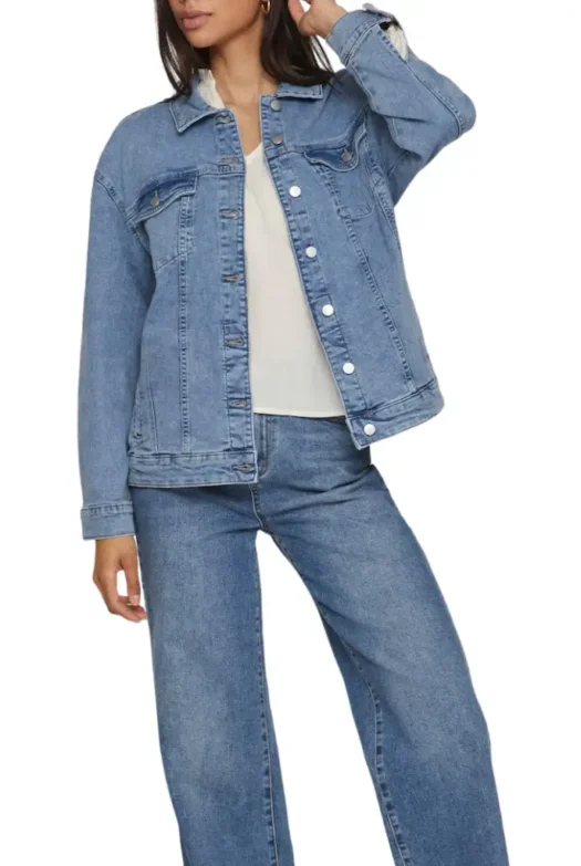 women blue denim jacket