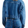 women denim jacket back