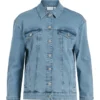 women denim jacket front