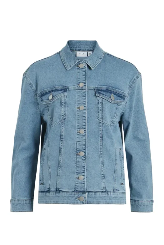 women denim jacket front