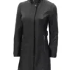 womens winter leather coat